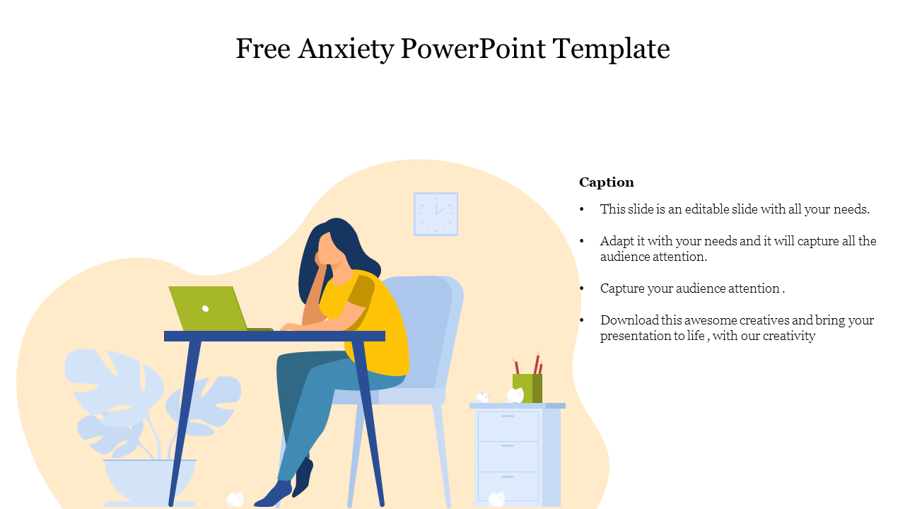 Free Anxiety PowerPoint Template